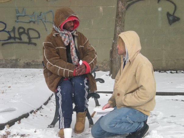 mikeschmitt's tweet photo. A life of homelessness is a life of anonymity.  No one knows you and no one cares.  You just don't matter to the world.  Thaddeus matters to me. https://t.co/rU3JBpNpiW https://t.co/oLSNe6J6ib