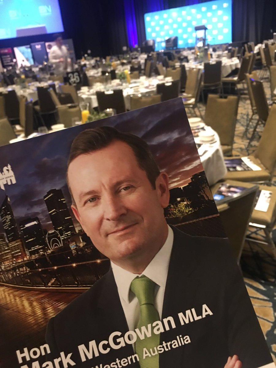 wabusinessnews's tweet photo. Today it’s breakfast with WA Premier Hon Mark McGowan MLA #businessnews #wabiz #business #perth #perthlife #entrepreneur #perthbusiness #success #media #amazing_wa #BNSuccess https://t.co/mC06SF8dtN