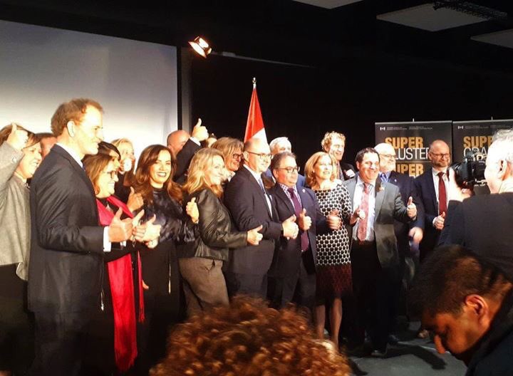 NDiIorioMP's tweet photo. I would like to congratulate my friend and colleague, the Honourable @NavdeepSBains on his announcement today. Going forward,our government is investing nearly a billion dollars under the Innovation Superclusters Initiative.
#congrats #innovation #science #economy #Canada #Quebec https://t.co/wMCO6T3pwO