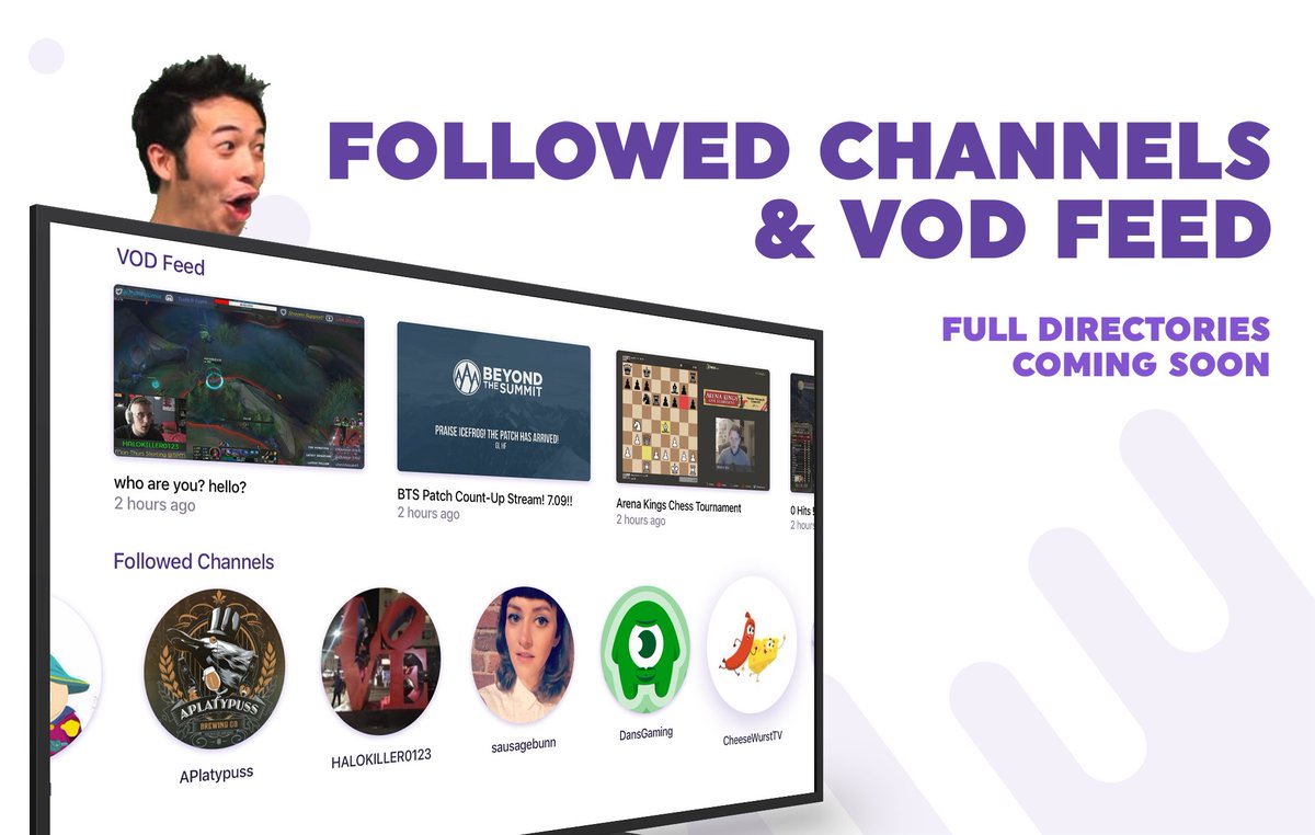 twitchytvapp's tweet photo. Offline channel access ✅
VOD feed ✅

4.0.1 is currently on it's way to Apple. 🙌 https://t.co/QIuElVh73K