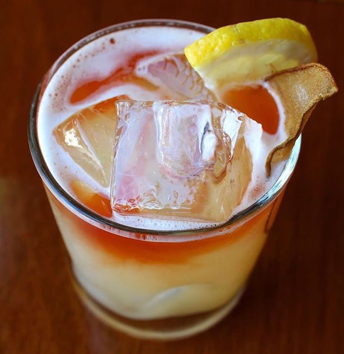 Another special menu cocktail that made the cut for our up coming Centro menu The Pear Necessities!! @BacardiCanada Gold, Lemon Juice, Simple Syrup &amp; Boulevardier Float