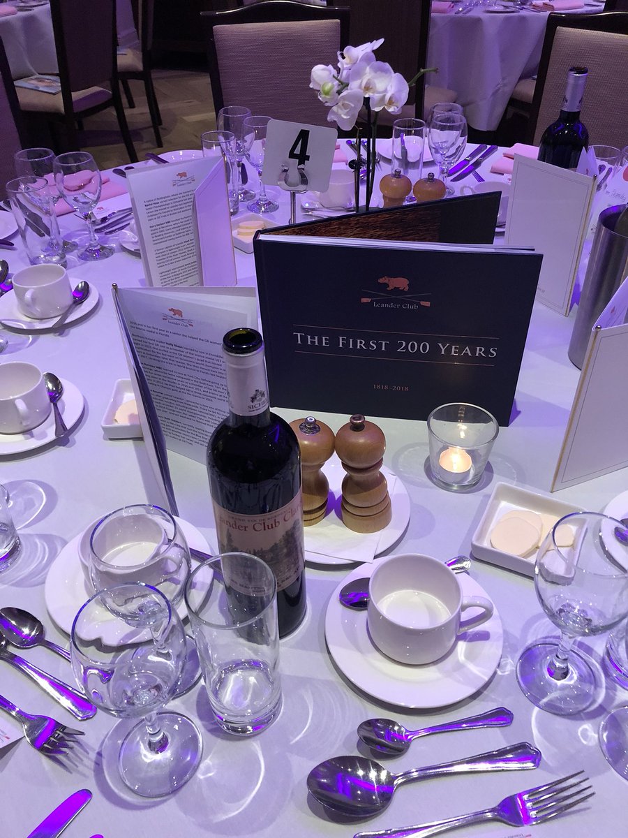 Leander_Club's tweet photo. Fantastic evening at the Club for the latest #MeetTheAthletes event with outgoing @BritishRowing Performance Director, Sir David Tanner CBE #Bicentenary #Leander200 #TheFirst200Years #Dinner #Henley #200Club 🍽🥂 https://t.co/QShY0gw0Ha