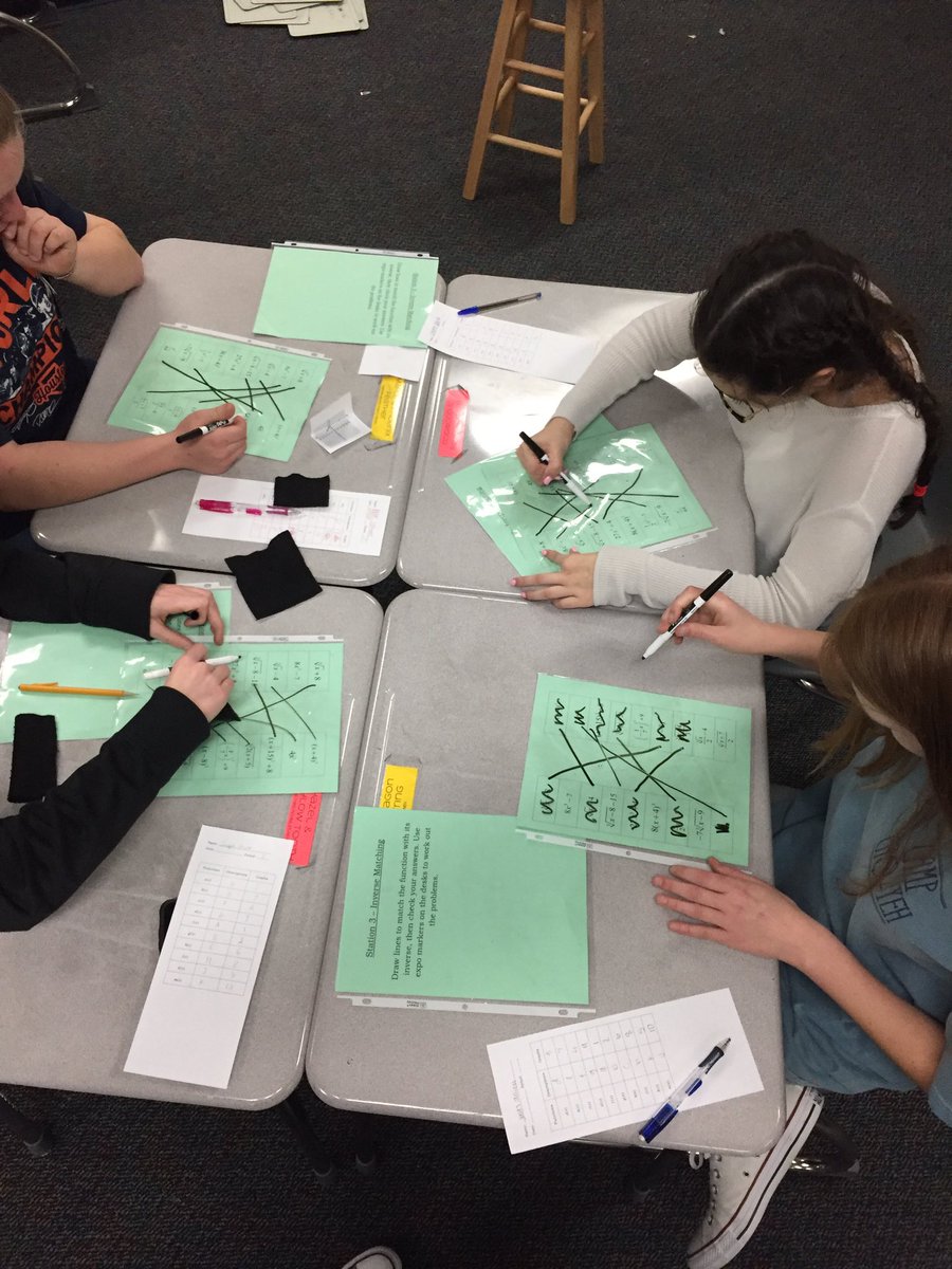 PalkerMath's tweet photo. Thanks to @MrsRuthieFord for putting together these great review stations for our Cubic/cube root unit! @cfisdmath @CyRanchHS #CyRanchMath https://t.co/PiTSqiaZZL