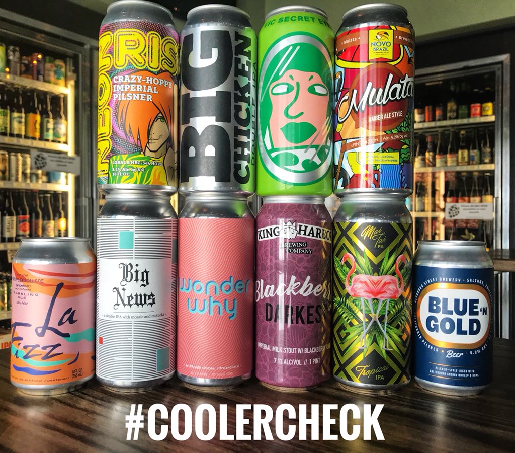Our cooler is literally busting at the seams with amazing beers right now, folks. So it’s time for a quick #CoolerCheck! <a href="/henhousebrewing/">HenHouse Brewing Co.</a> / @olrepublicbrewery <a href="/henhousebrewing/">HenHouse Brewing Co.</a> <a href="/mikkellerbeer/">MikkellerBeer</a> <a href="/novobrazil/">Inma Diaz Sanchez</a> <a href="/KingHarborBrew/">King Harbor Brewing</a> @alvaradostreetbrewery 👀🍻😁