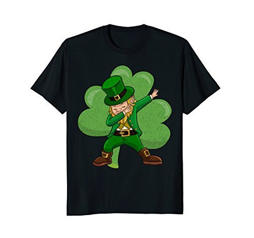 Funny Dabbing Leprechaun Shirt – St Patricks Day Shirt nerdzgonewild.com/funny-dabbing-…