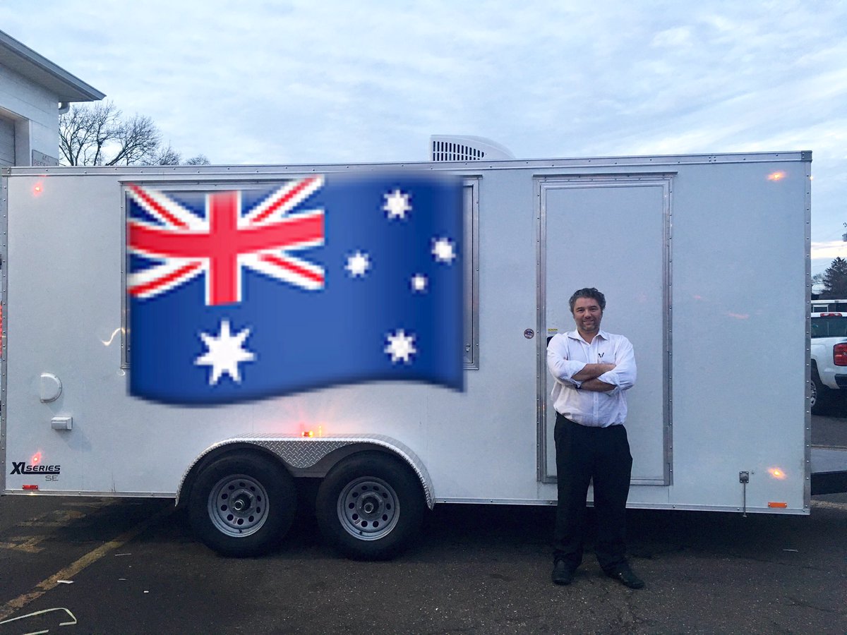 usaapiAMERICA's tweet photo. We are coming up with ideas for our new #PieTrailer and we are trying out some ideas. What d'ya reckon? #AussieAussieAussie #FourNTwenty https://t.co/wkGwEdapRv