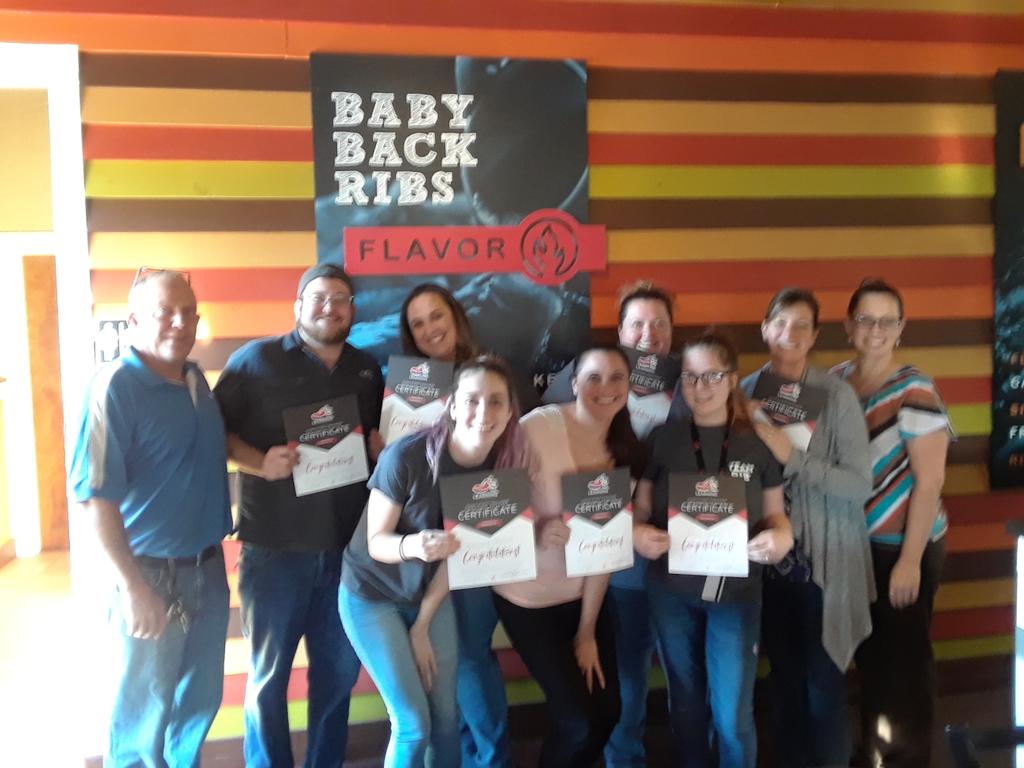 jimraudebaugh64's tweet photo. Team Oldsmar certified trainer's excited to train and teach Chili's love. #chilislove #chilislearning https://t.co/qbcpjtjXJV