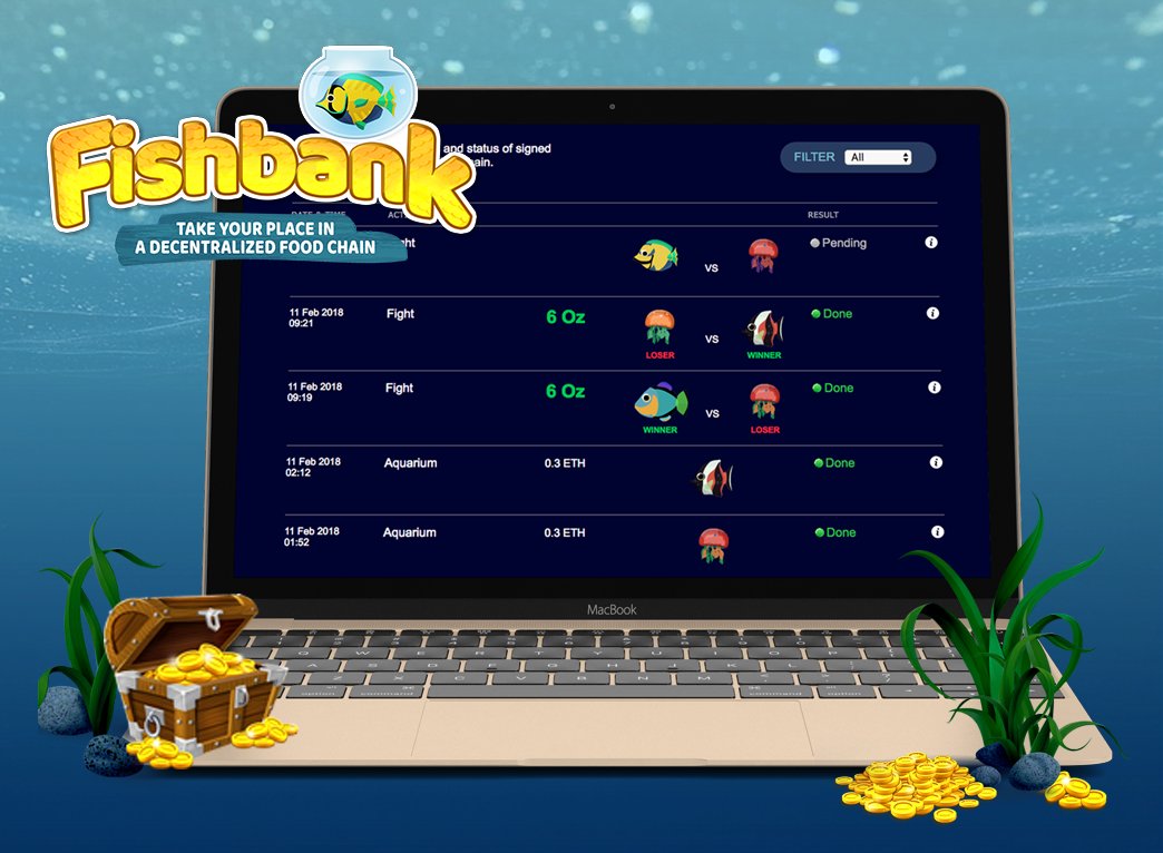 BradyOriginal's tweet photo. If you like or play @CryptoKitties, check this out! https://t.co/WPrH1JUqII
This has huge potential and could be the best #CryptoGame yet! #FishBank #CryptoKitties https://t.co/Ujc1umu5av