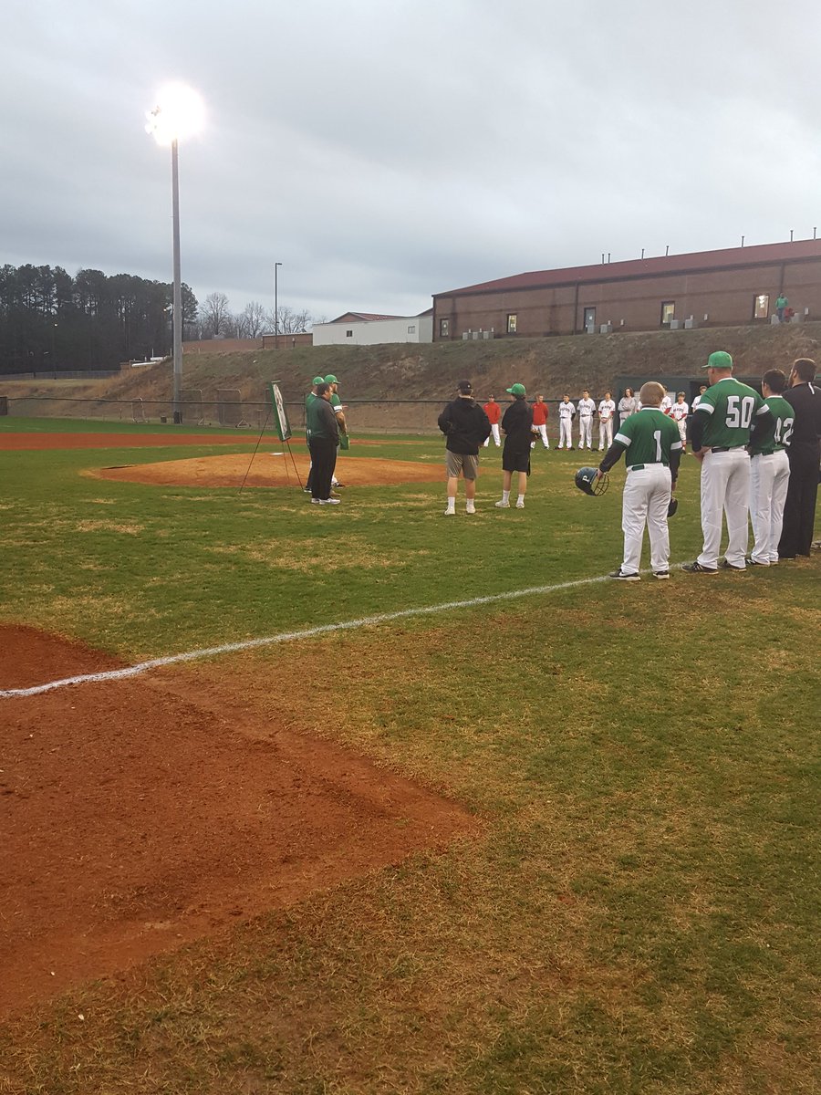 JonathanBCoker's tweet photo. Pickens High School Baseball honoring my nephew Shawn before first home game of 2018. Shawn's brother Devin throws out first pitch. Thank you @PickensHighGa #FlyHighShawn We Love You https://t.co/Oq0OhRMkaW