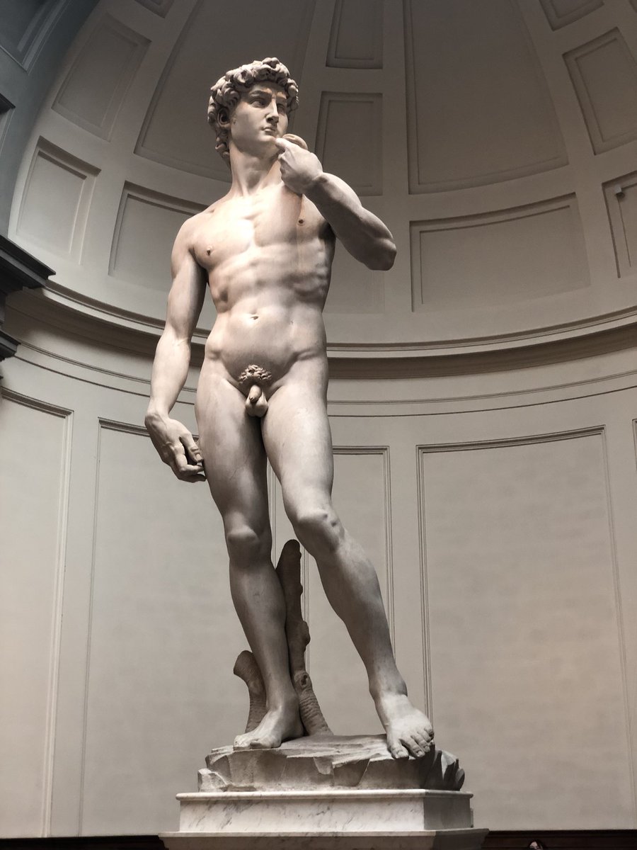 HUFlorence's tweet photo. And ended with Michelangelo’s Prisoners and masterpiece, David. 2/2 #HUFSpring2018 https://t.co/j8JpHNkjCv