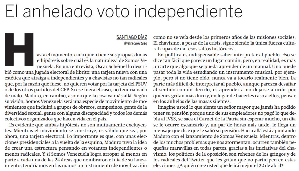 TodosSomosChávez - Dictadura de Nicolas Maduro - Página 33 DWHNqz6XcAAzg9h