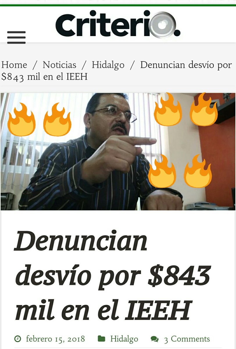 BunkerHidalgo's tweet image. Mejores #Quemones #15Febrero #HoyEnCriterio desfalco millonario en @iee_hidalgo cuando presidía @DanielRolandoJ de @CriterioHidalgo y @OnesimoSerrano favorece amigos y se queda lana de @SEDATU_mx @SEDATU_Hgo1 de @effetainfo