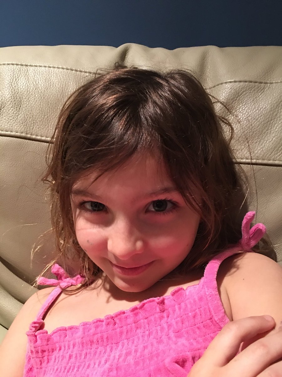 CarolinaMoon975's tweet photo. A spunky 7-year old from Arlington Va is sending all her mojo to Peyong Chang and her favorite Olympians. Go USA!!  @TeamUSA @olympicchannel @NBCOlympics https://t.co/j8IVF7wwVu