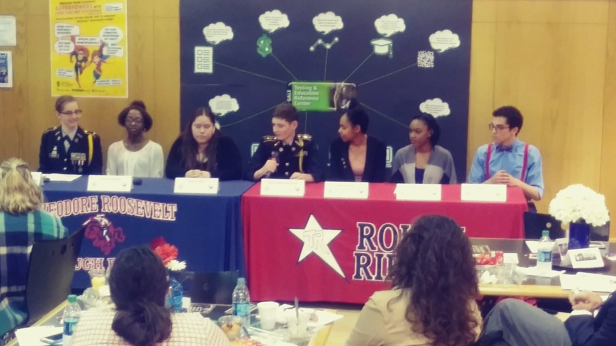 myTRLib's tweet photo. TR hosted Leadership North East today in the library. @WeAreTRHS #neisdlibraries https://t.co/2CnUswbOQQ