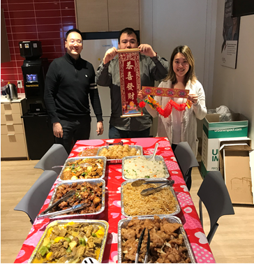 GoreMutual's tweet photo. Our #Vancouver office had a special celebration today for #ChineseNewYear. Look at all that delicious food! https://t.co/trFHnjkDTM