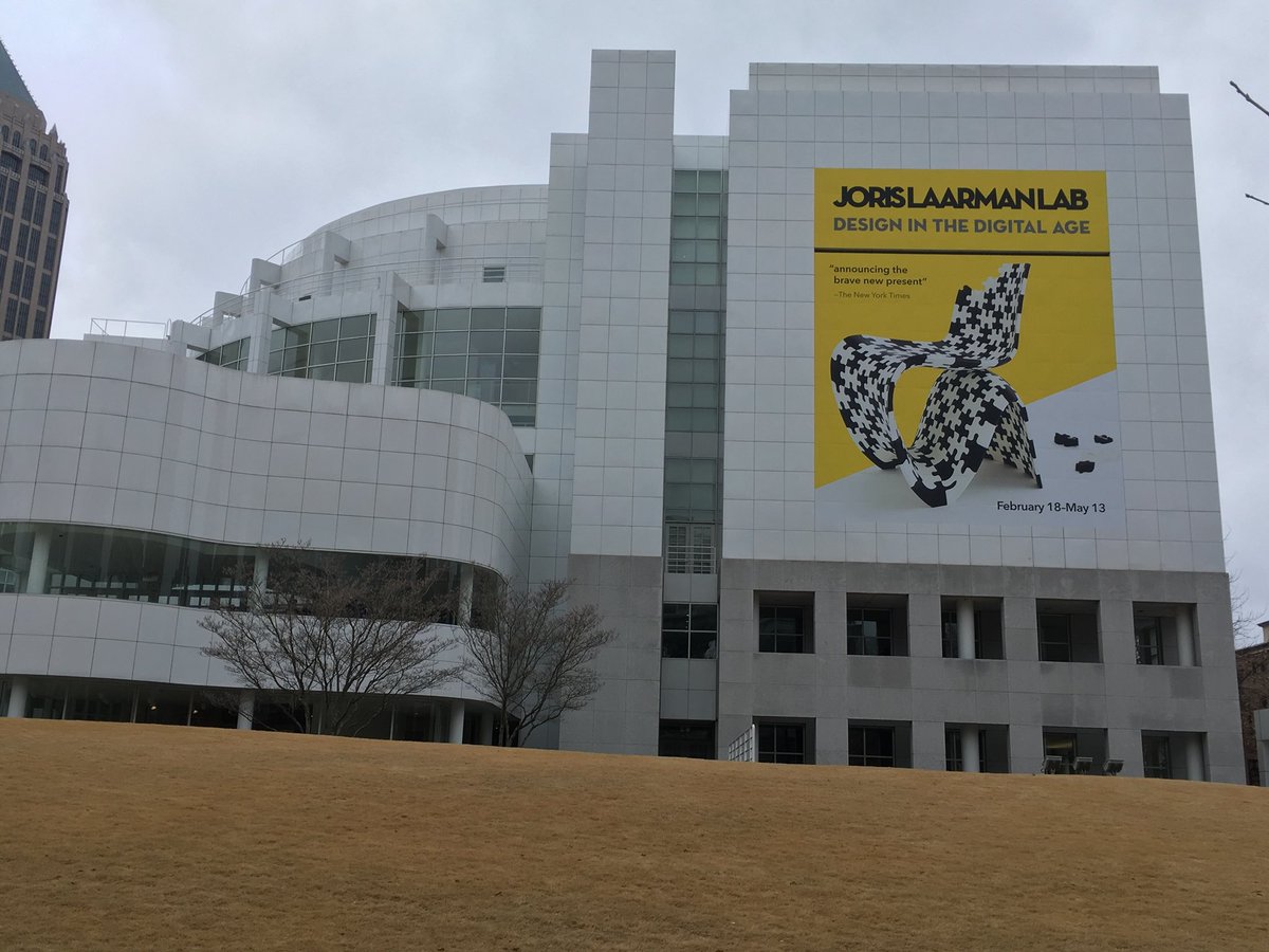 BestAtlConcerts's tweet photo. PHOTO - Part 1:  Sneak peek at the new @jorislaarman Lab Exhibit @HighMuseumofArt. It’s digitally created furniture. Super Cool... #BoacTheHigh #FineArt https://t.co/QhCcCTDLDS