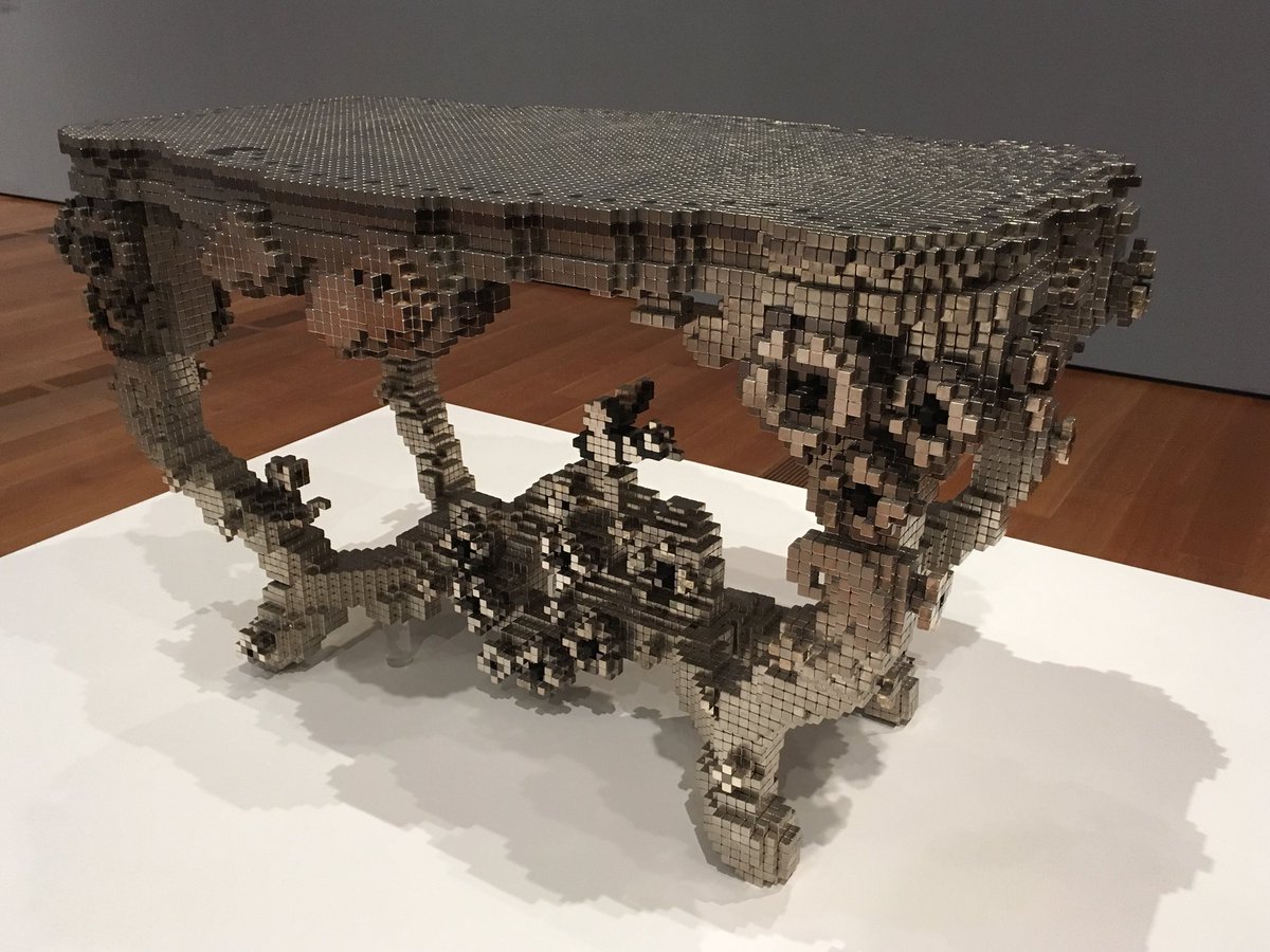 BestAtlConcerts's tweet photo. PHOTO - Part 1:  Sneak peek at the new @jorislaarman Lab Exhibit @HighMuseumofArt. It’s digitally created furniture. Super Cool... #BoacTheHigh #FineArt https://t.co/QhCcCTDLDS