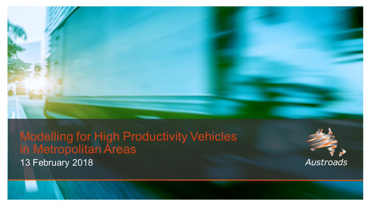 Webinar: Modelling of High Productivity Vehicles in Metropolitan Areas, now online. vimeo.com/255631724