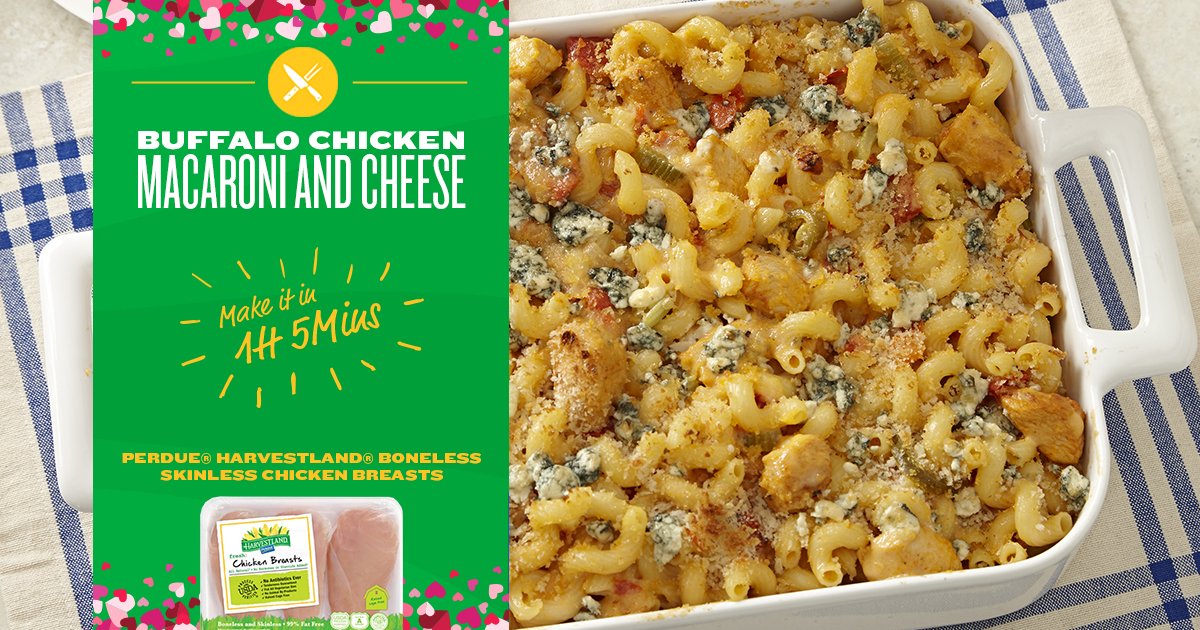 keelp1's tweet photo. What’s better than macaroni and cheese? Buffalo @PerdueChicken macaroni and cheese! Give this delicious recipe a try! #Promotion #PerdueCrew - https://t.co/jF0YNmkBUa https://t.co/vKvVwhBQBz