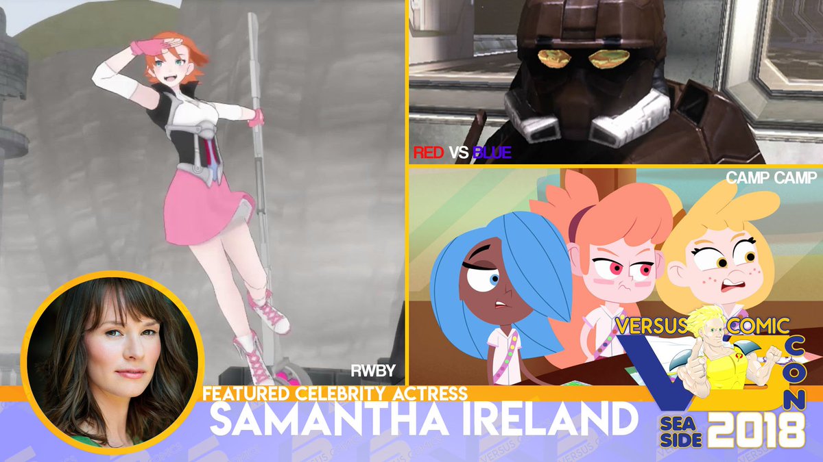 VersusComicCon's tweet photo. Look who's coming to @Seaside_Oregon and the @VersusComicCon, Welcome Samantha Ireland as you meet Nora Valkyrie from Rooster Teeth's RWBY!  #rwby #noravalkyrie #comiccon #seaside https://t.co/JgVnnDZCD9