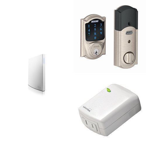 ZWave's tweet photo. The @TheWinkApp Kit includes a Hub, @Schlage_Locks Touchscreen Deadbolt & @Leviton #ZWave Dimmer. https://t.co/qb6OOuvUJI #ZWaveFeature https://t.co/kHJ5tY6VHu
