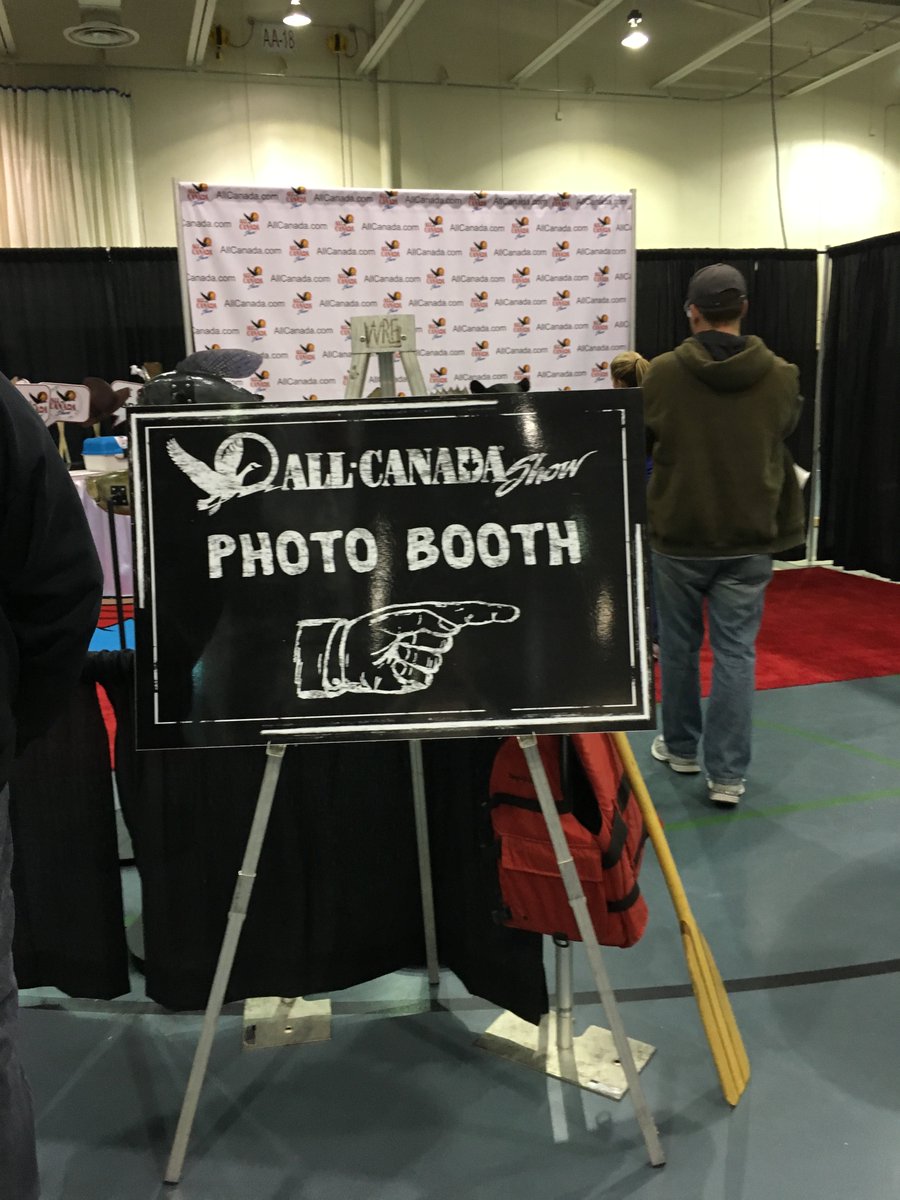 allcanadashow's tweet photo. All-Canada Show Photo Booth. Grab a prop, take a photo and post to our Facebook Page. Mention All Canada Show and you’re in the daily drawing for a @StCroixRod. Doesn’t get any sweeter than that. @AllCanMKE18 https://t.co/QNnfMVIUL6