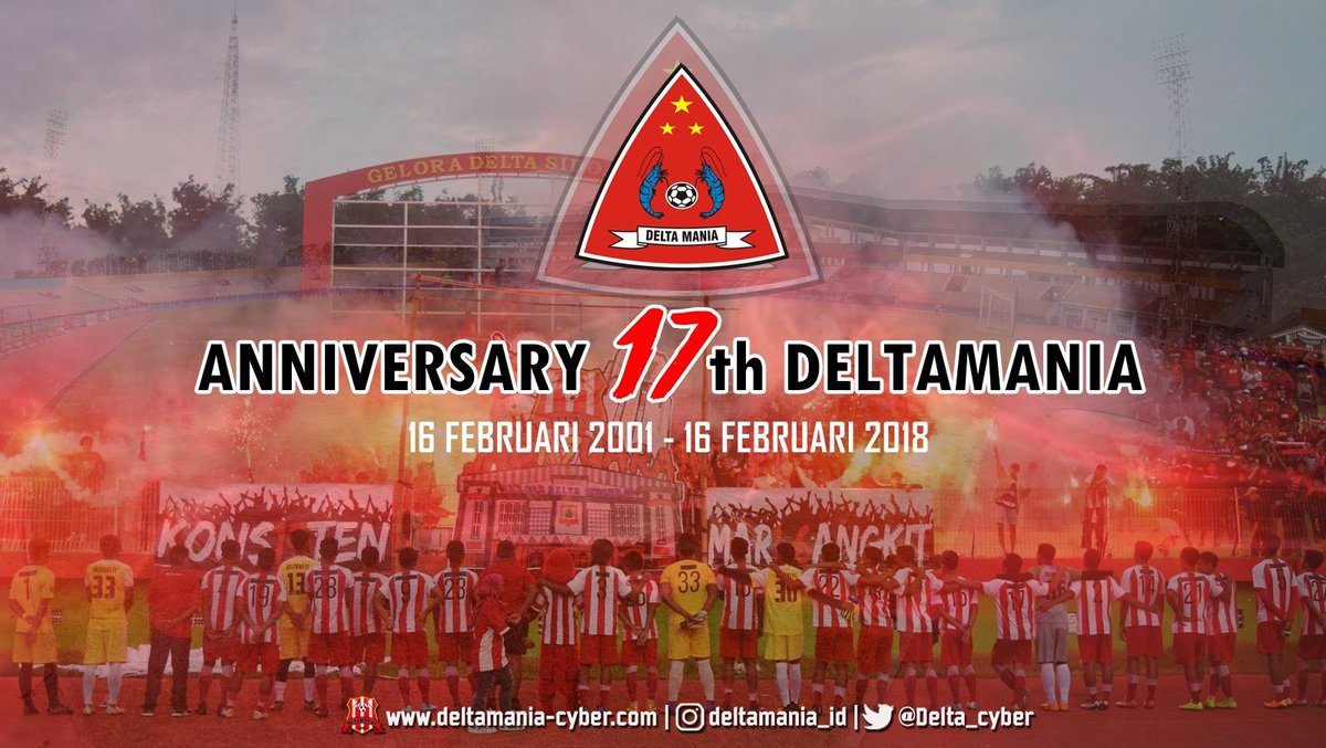 Selamat hari jadi Deltamania 17th
Semakin dewasa keluargaku 🙏🙏👏👏