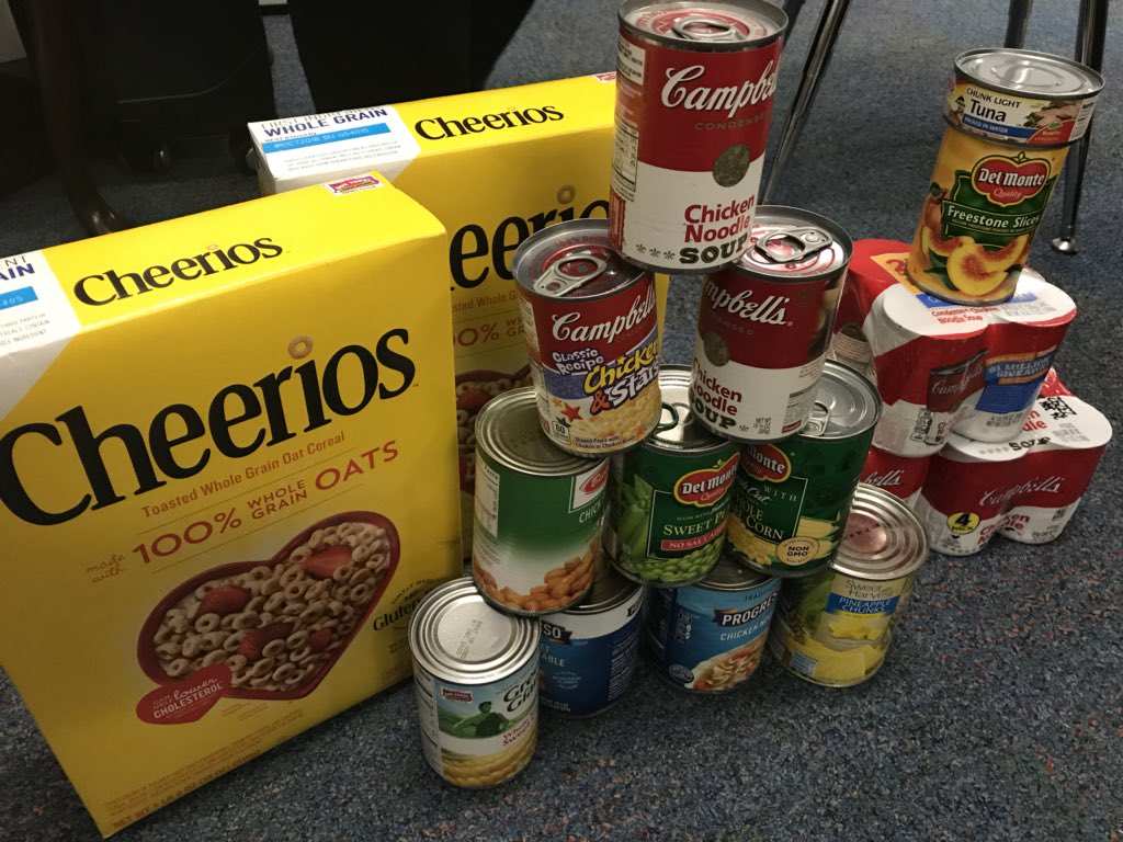 bowiebpa's tweet photo. BPA Week! Thursday: our BPA members participated in a canned food drive to share our chapterโs dedication to our community. #BPAAllDay #BowieBPA2018 #BPAWeekChallenge @National_BPA https://t.co/RBxf5nmPlu