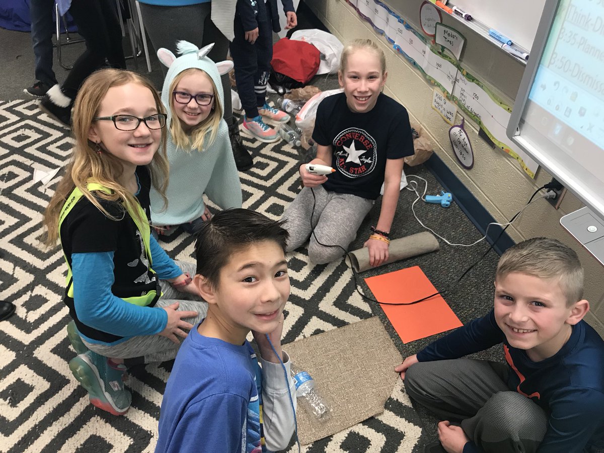 EliseMas's tweet photo. We celebrated Valentine’s Day by giving back to local animal shelters with our upcycled water bottles and fabric for the second year in a row! My third graders and @JVvert ‘s fifth graders partner up and made over 150 dog toys! #GSDChapman #GSDPride #PuppyLove https://t.co/vSQGk2FxnE
