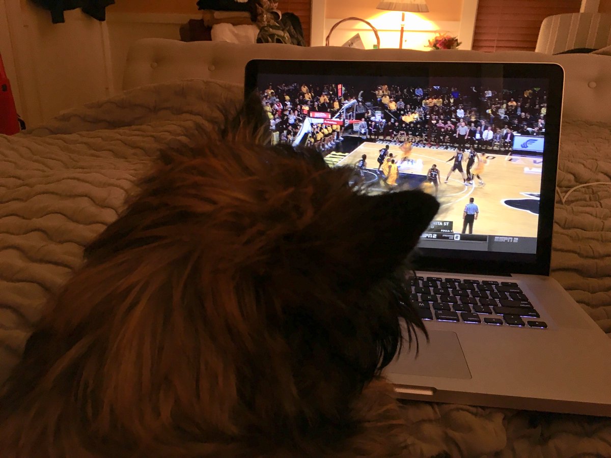 hmarcinik's tweet photo. Away from home but still able to watch the #Shockers! #WSU #goshox #watchus https://t.co/XWJ8JSgu5O