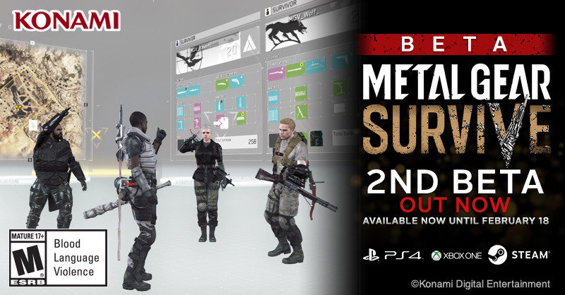 METAL GEAR SURVIVE  Konami Product Information