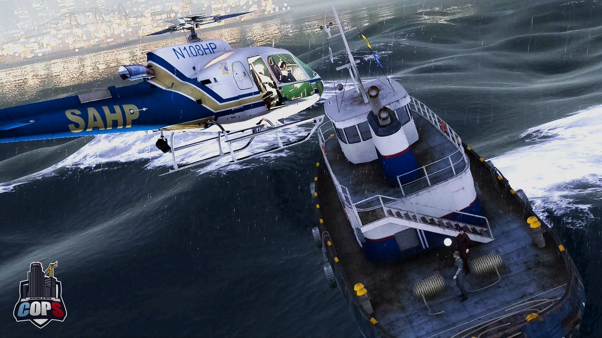 DOJScreenshots's tweet photo. Rescue operations out at sea provided by the #SAHP Air Unit. Submitted by @MayhemMercenary https://t.co/aiiTl9vLUY