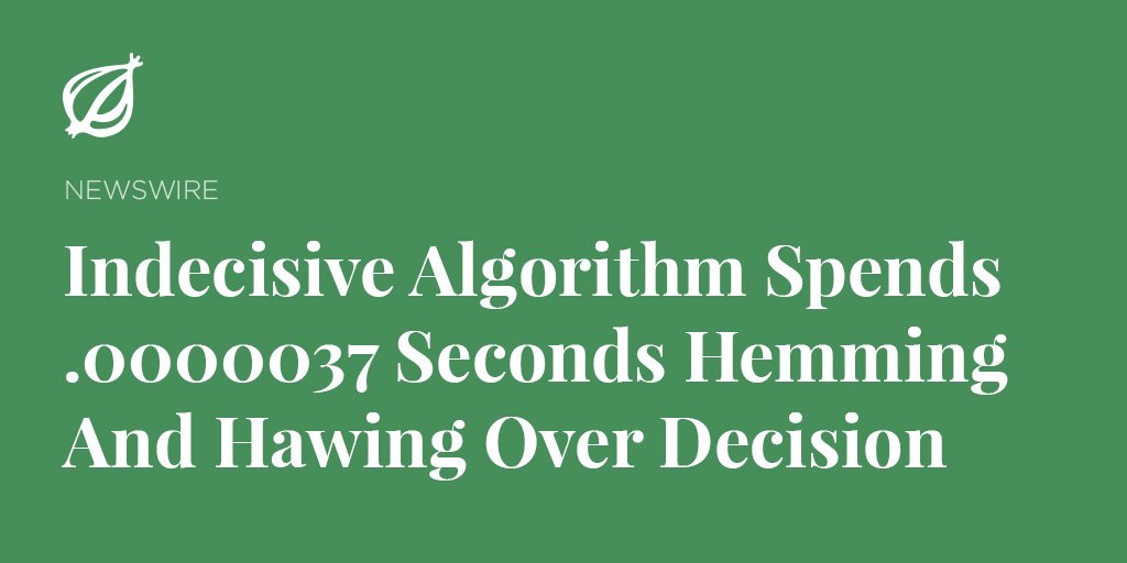 TheOnion's tweet image. Visit theonion.com to see more from the standard bearer of global journalism.