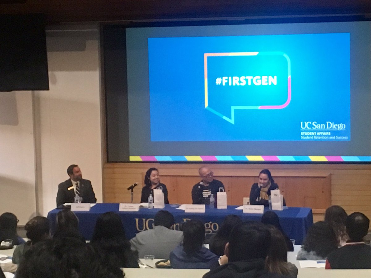 AllisonCz's tweet photo. #firstgen college grads who've become @UCSanDiego professors share inspiring insights about failing forward and their academic and personal journeys #firstgenucsd https://t.co/2iwjci23I2