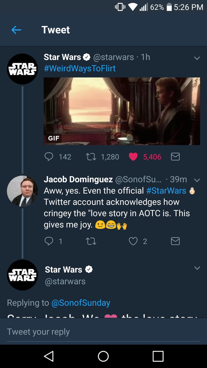 sonofsunday129's tweet image. THIS HAPPENED. There I was, throwing shade at Anakin &amp;amp; Padme's courtship...&amp;amp; I was called out &amp;amp; corrected by @StarWars. Literally! The OFFICIAL #StarWars Twitter account!😌🙈😱 Haha!!!!😂 And I deserve it! They made a great point! I've never been so proud to be roasted!😂😂🔥🔥🔥