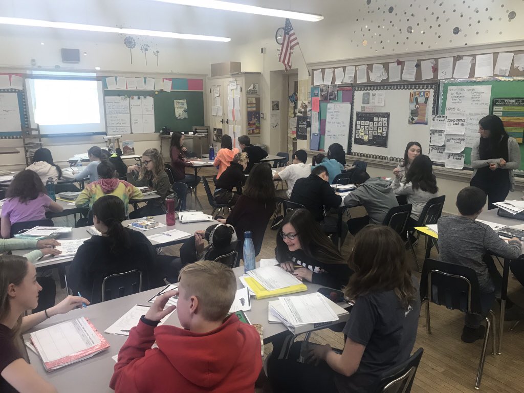 MS students using features and word choice to visualize and connect to poems for the purpose of deepening their understanding and building meaning when reading poetry. Lots of great thinking today! <a href="/Schoolwide/">Schoolwide Inc</a> <a href="/RacineUnified/">Racine Unified</a> <a href="/Walden3iii/">Walden III MS/HS</a>