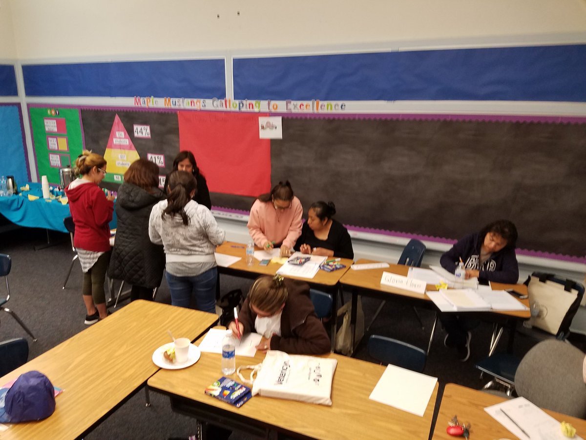 InvolvementFSD's tweet photo. School Smarts Parent Academy at @Maple_SchoolOC making leaders and advocates. #fsdlearns #parentsfsd https://t.co/JYCbvdWypo