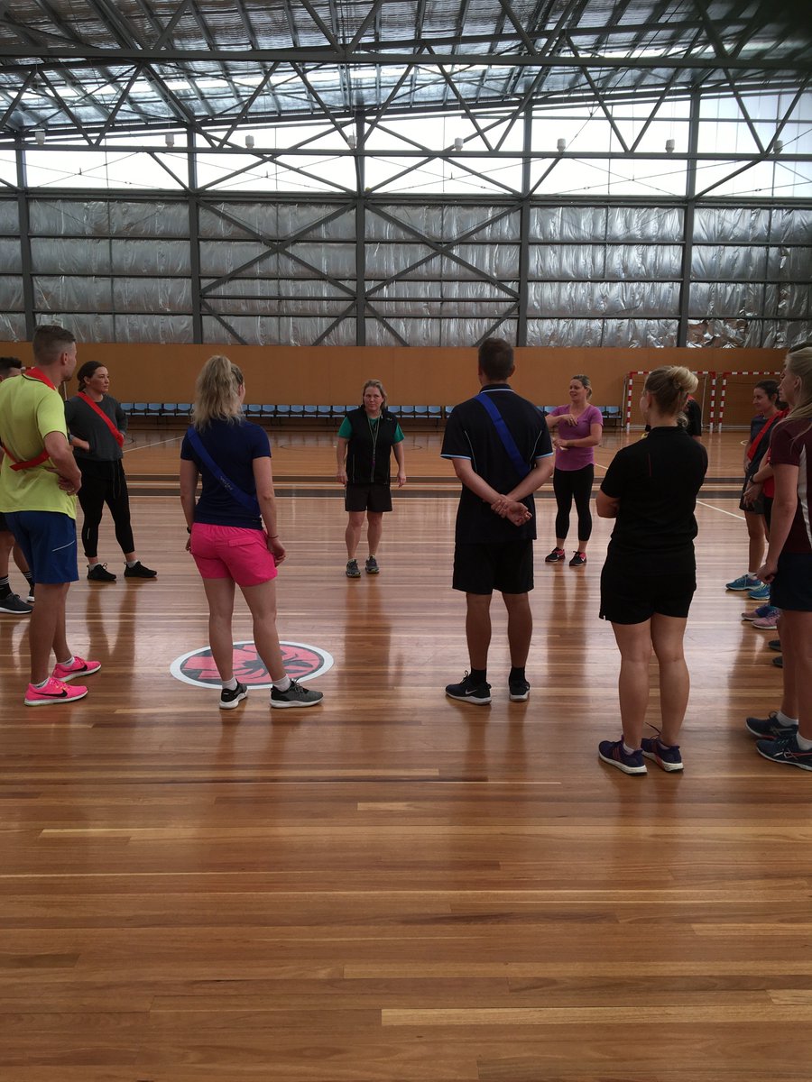 jenko_kj's tweet photo. Great things happening at #RMIT Game Sense PD Day yesterday. Great group of educators from schools engaging in full day of prac, learning how to engage, promote thinking and game play. Amazing to work with some returning graduates and new faces- trying to make a difference! https://t.co/DOKVGa1M4Y