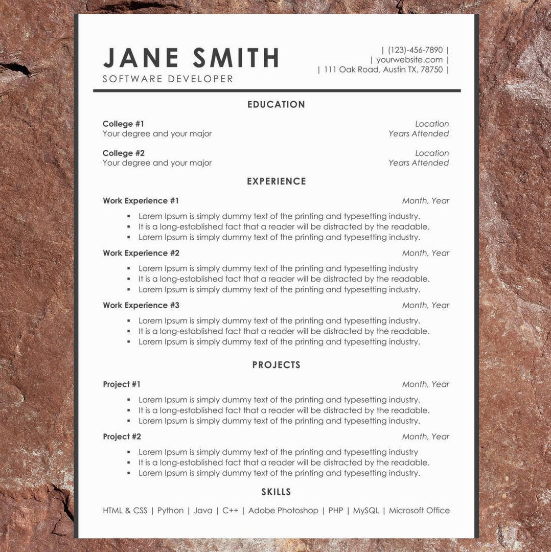 TwinTideStudio's tweet photo. Another modern resume design to showcase for you all! Check it out here: https://t.co/hCaqlC52ui

#resume #resumetemplate #cv #cvtemplate #etsy #etsyseller https://t.co/mFvrTCbYe2
