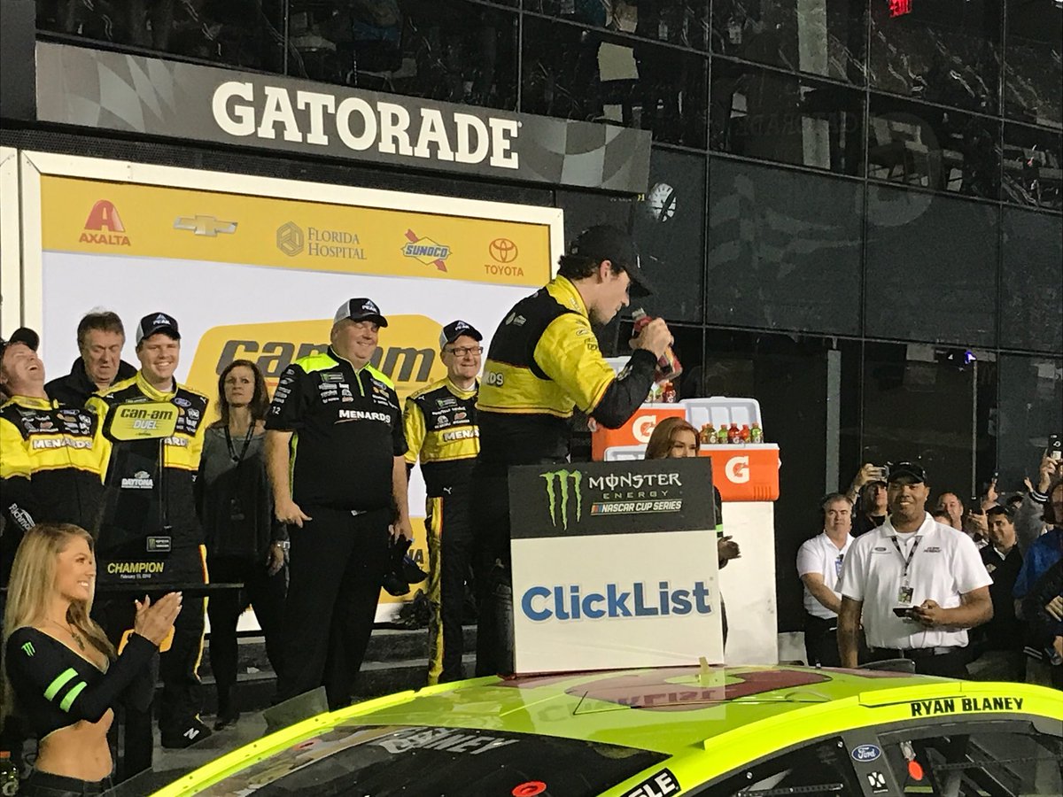 There’s nothing like winning a Duel at @DISupdates to start THIRD in the #DAYTONA500! 🎉

#NASCAR