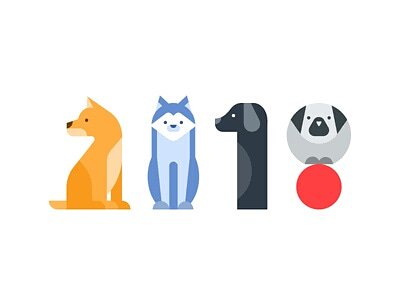 Happy Lunar New Year! 
Let's woof to wisdom, 
howl to happiness,
wag to wellness, and bark to business success.