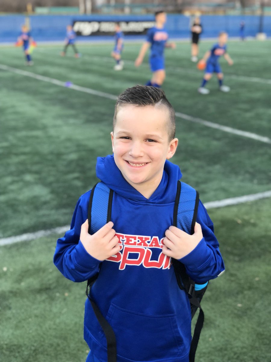 brandonvilla55's tweet photo. Can’t say enough about this guy. Playing up two levels in club soccer in his first season, and he’s only 6 yrs old! Go Spurs! #TexasSpursFC https://t.co/9mlLjSmo4e