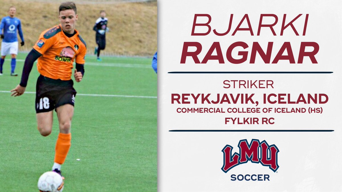 Welcome to the team, Bjarki! #LMULions #LionStrong 🦁⚽️