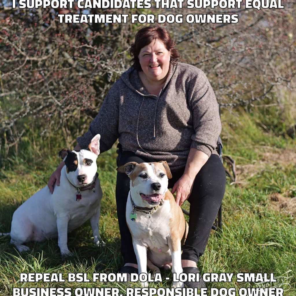Brindlestick's tweet photo. #ONDP #PCPO #OLP2018 Responsible Ontario dog owners are past tired of unfair treatment under DOLA. We support candidates that support the #EndBSL &amp; want to repeal breed specific language from DOLA. We deserve better gov! #OLP need to GO! https://t.co/DX7cnd6o23