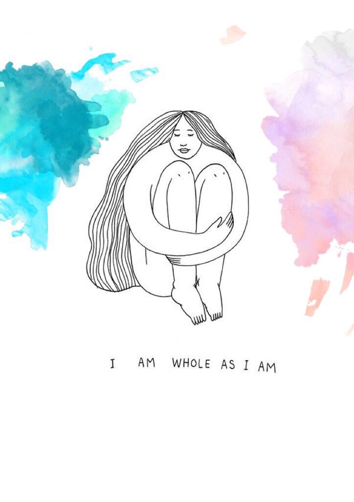BHumansAgain's tweet photo. I am whole as i am.

Made by: Frances Cannon Artist 

#Love #Thisisme #behappy #braceyourself #art #selfsteem #dontcare #dontworry #iam #believeinyourself https://t.co/qhaLdP1ZSn