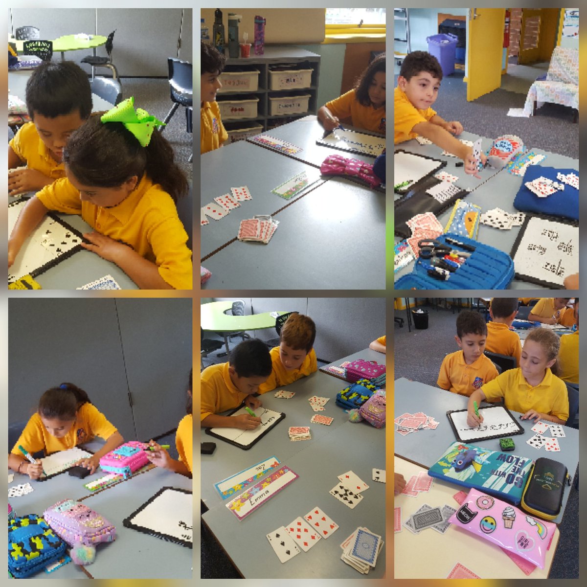 Students <a href="/RevesbyPS/">RevesbyPS</a> learning maths strategies while collaborating. @MrsLouiseTate <a href="/narellenies1/">Narelle Nies</a>