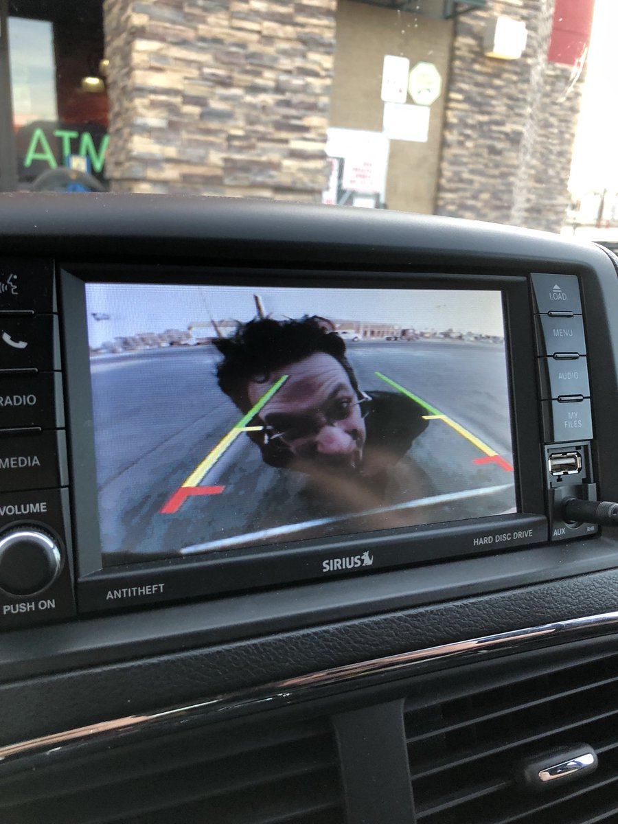 TJ was super kind to get out and clean the car’s camera for the crew van on the way to Texas! #psrichardson