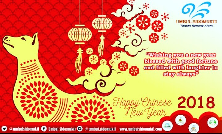 Selamat merayakan Tahun Baru Imlek, semoga apa yang diinginkan tahun ini cepat tercapai. Gong Xi Fat Cai 2569. 
#imlek
#TahunBaruImlek 
#umbulsidomukti
#jatengwow2018
#visitjateng