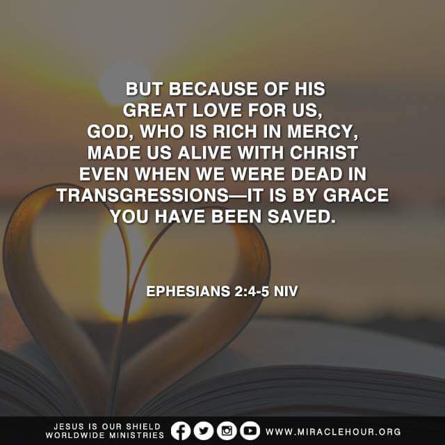 توییتر Jesus Is Our Shield در توییتر But Because Of His Great Love For Us God Who Is Rich In Mercy Made Us Alive With Christ Even When We Were Dead