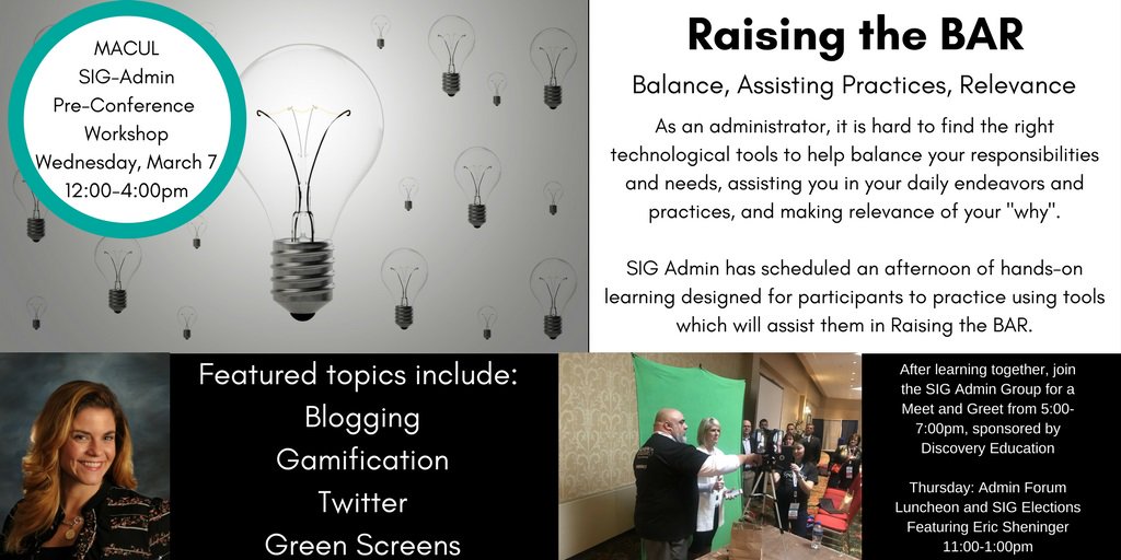jasongribble's tweet photo. #MEMSPAchat I would be remiss if  I did not mention the #MACUL18 conference is just a couple weeks away and @sigad_macul is hosting a Pre-con?  If you liked "Spotlight on Innovation" at the MEMSPA conference, you will LOVE our Pre-con. https://t.co/rJyyCGZt7o